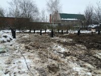 Свайный фундамент 6х6 усиленный с оголовками под брусовой дом